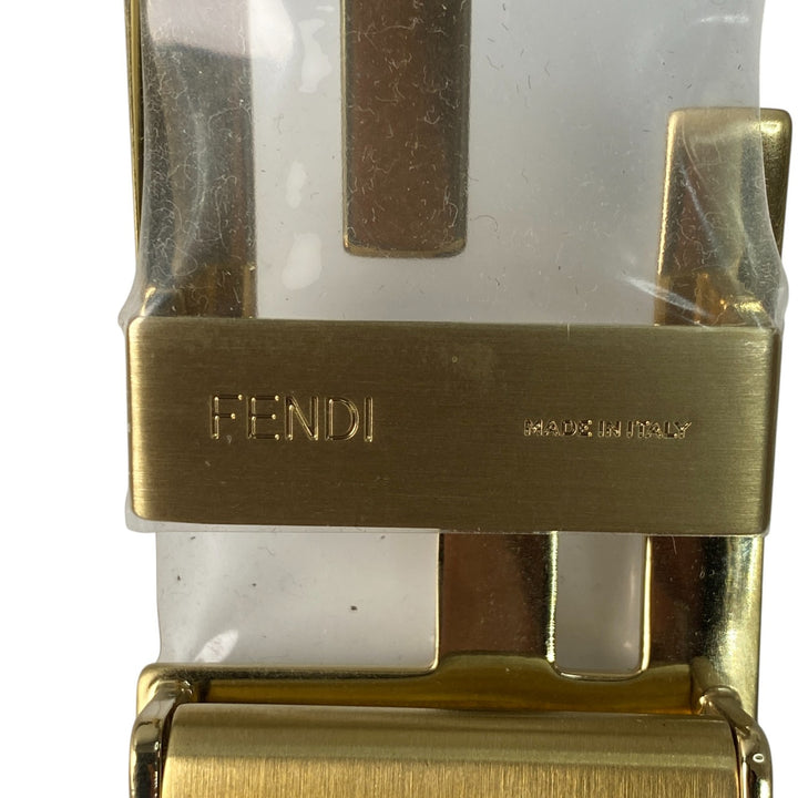 未使用 フェンディFENDI メンズ ベルト GD金具 7C0344