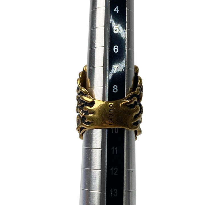 グッチ GUCCI レディース ライオンヘッド リング カラーストーン #10 指輪