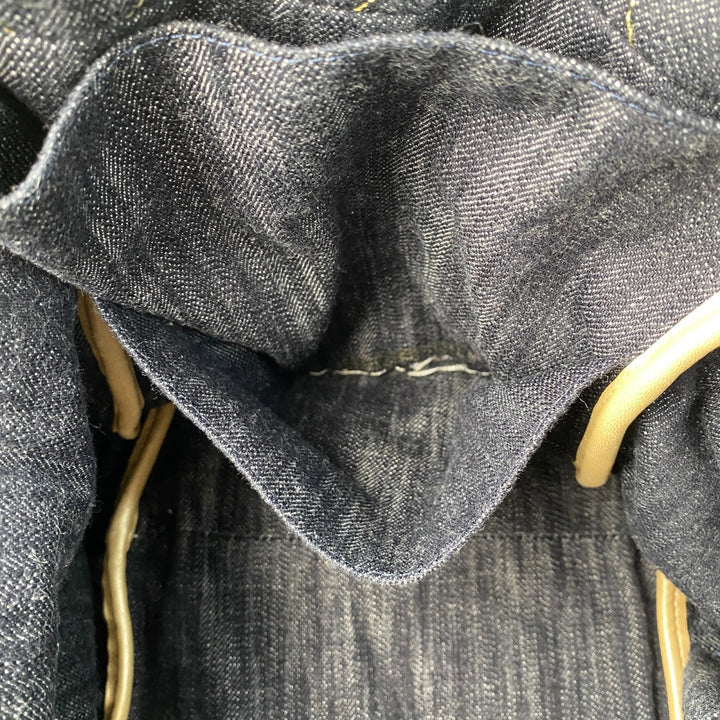 美品 シャネル CHANEL レディース スパークリング デニム トートバッグ #10番台