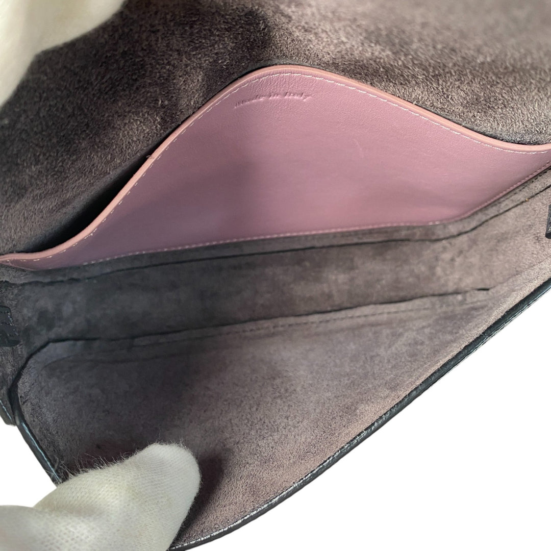 美品 セリーヌ CELINE レディース ストラップクラッチ ショルダーバッグ ポシェット 斜めがけ クロスボディ