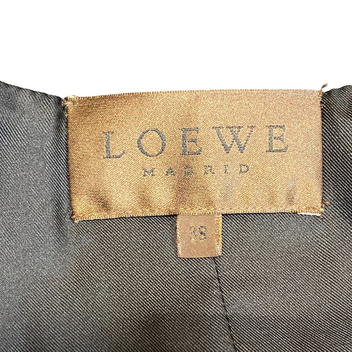 ロエベ LOEWE レディース ファー レイヤード コート ベスト #38