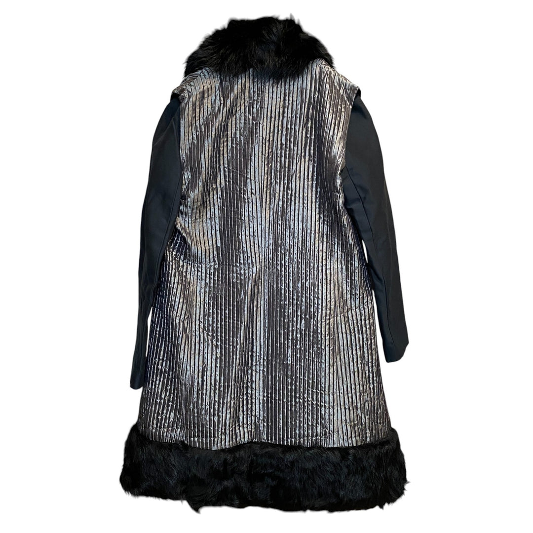 ロエベ LOEWE レディース ファー レイヤード コート ベスト #38