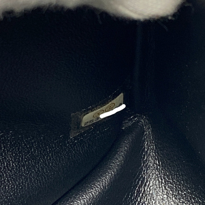 美品 シャネル CHANEL レディース ソーブラック シェブロン 2.55 Wフラップ チェーン ショルダーバッグ 斜めがけ クロスボディ