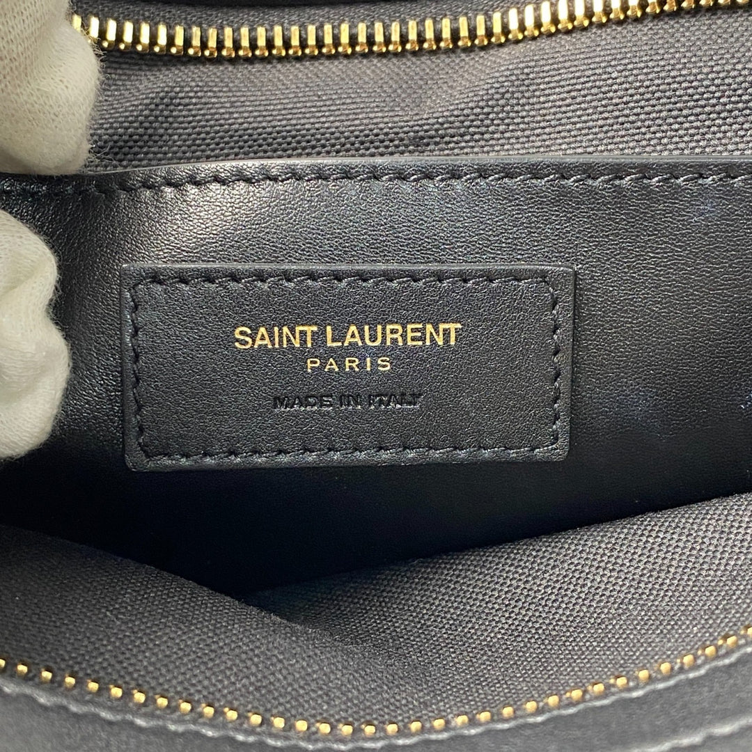 美品 サンローラン SAINT LAURENT レディース カバス ラフィア カゴバッグ ハンドバッグ ショルダーバッグ