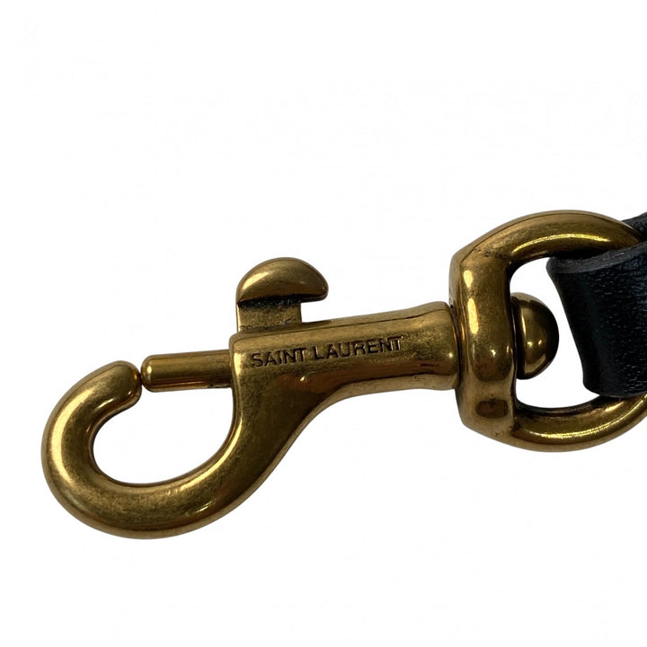 美品 サンローラン SAINT LAURENT レディース カバス ラフィア カゴバッグ ハンドバッグ ショルダーバッグ