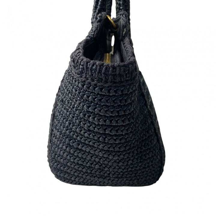 美品 サンローラン SAINT LAURENT レディース カバス ラフィア カゴバッグ ハンドバッグ ショルダーバッグ