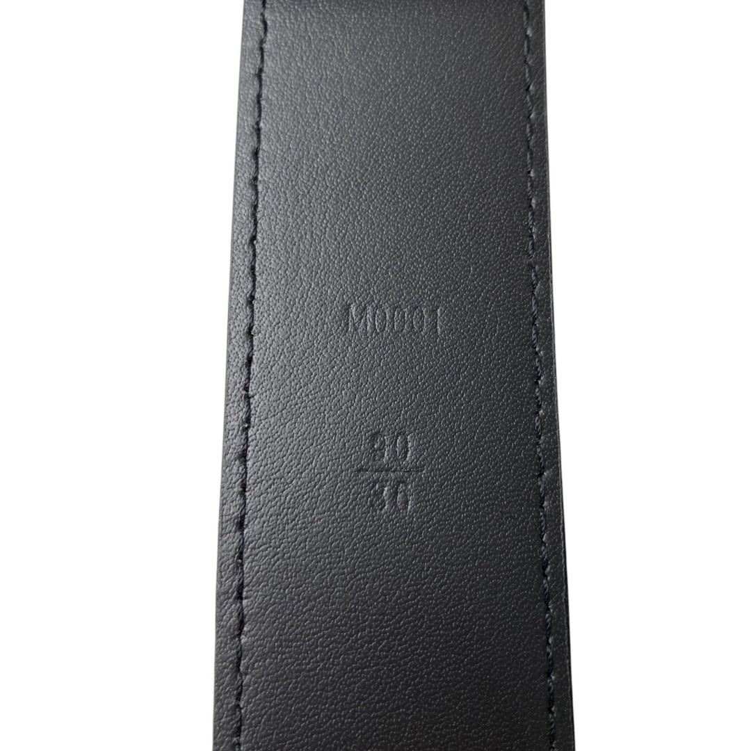 美品 ルイ ヴィトン LOUIS VUITTON メンズ タイガ サンチュール ベルトM0001 オールブラック