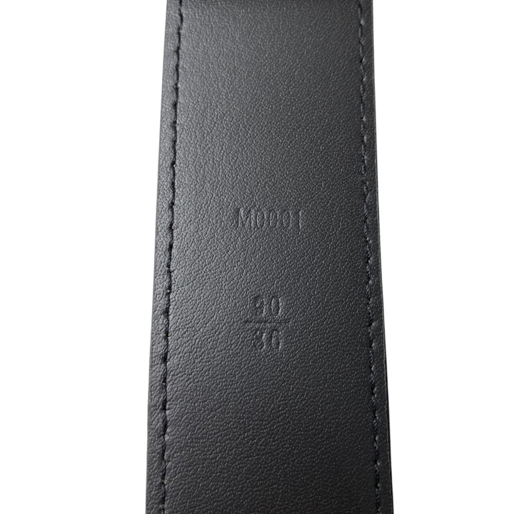 美品 ルイ ヴィトン LOUIS VUITTON メンズ タイガ サンチュール ベルトM0001 オールブラック