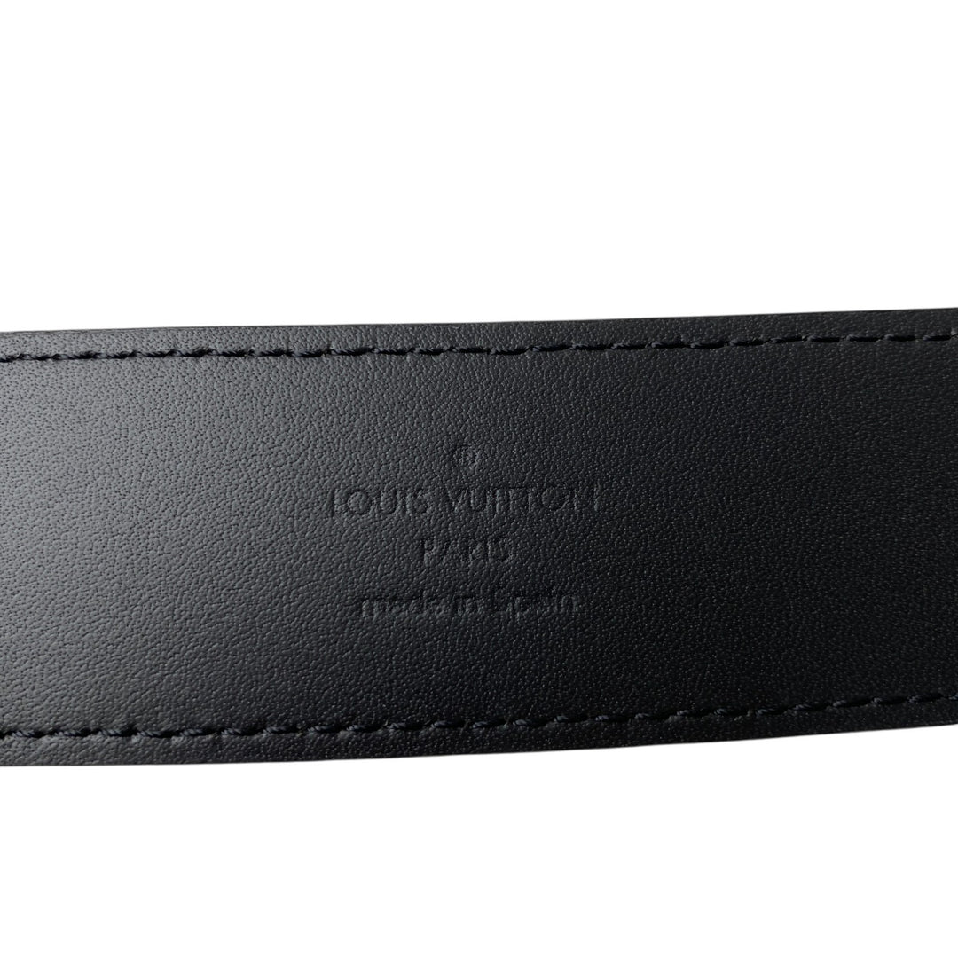 美品 ルイ ヴィトン LOUIS VUITTON メンズ タイガ サンチュール ベルトM0001 オールブラック