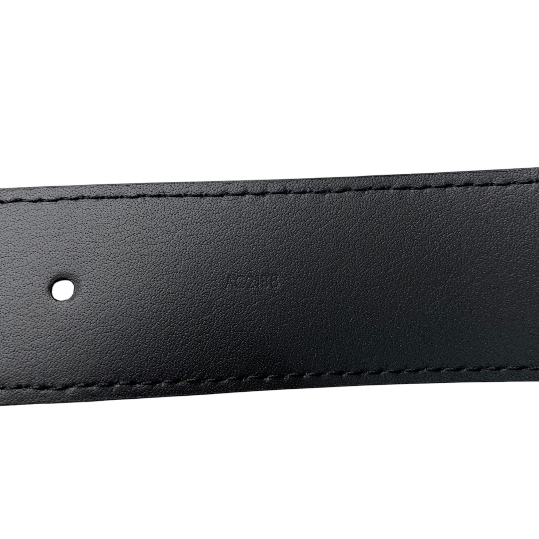 美品 ルイ ヴィトン LOUIS VUITTON メンズ タイガ サンチュール ベルトM0001 オールブラック