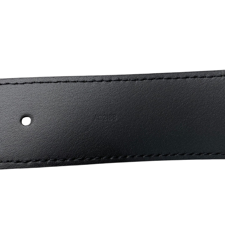 美品 ルイ ヴィトン LOUIS VUITTON メンズ タイガ サンチュール ベルトM0001 オールブラック