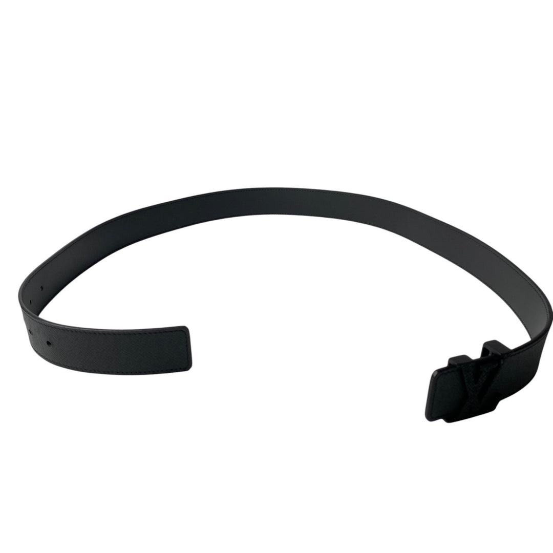 美品 ルイ ヴィトン LOUIS VUITTON メンズ タイガ サンチュール ベルトM0001 オールブラック