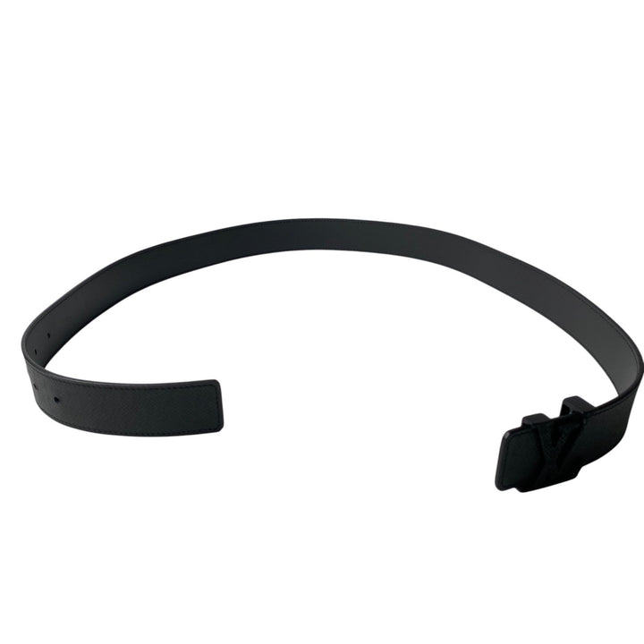 美品 ルイ ヴィトン LOUIS VUITTON メンズ タイガ サンチュール ベルトM0001 オールブラック