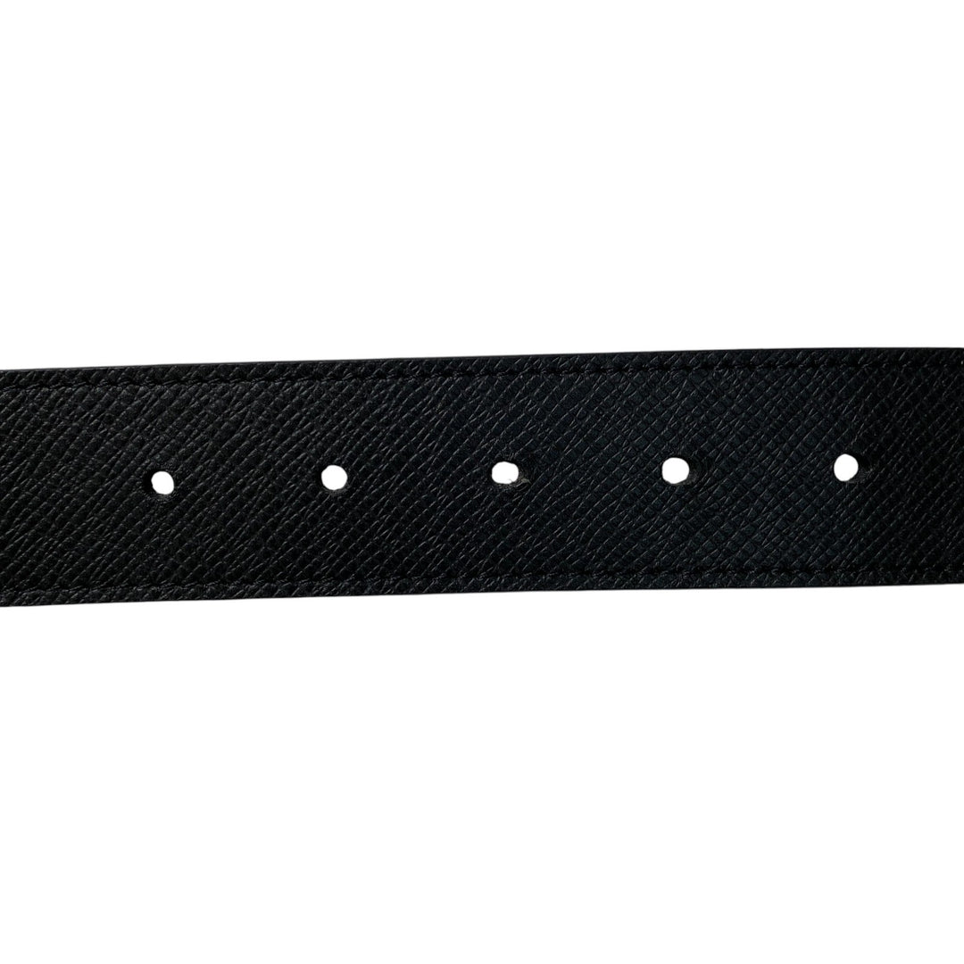 美品 ルイ ヴィトン LOUIS VUITTON メンズ タイガ サンチュール ベルトM0001 オールブラック