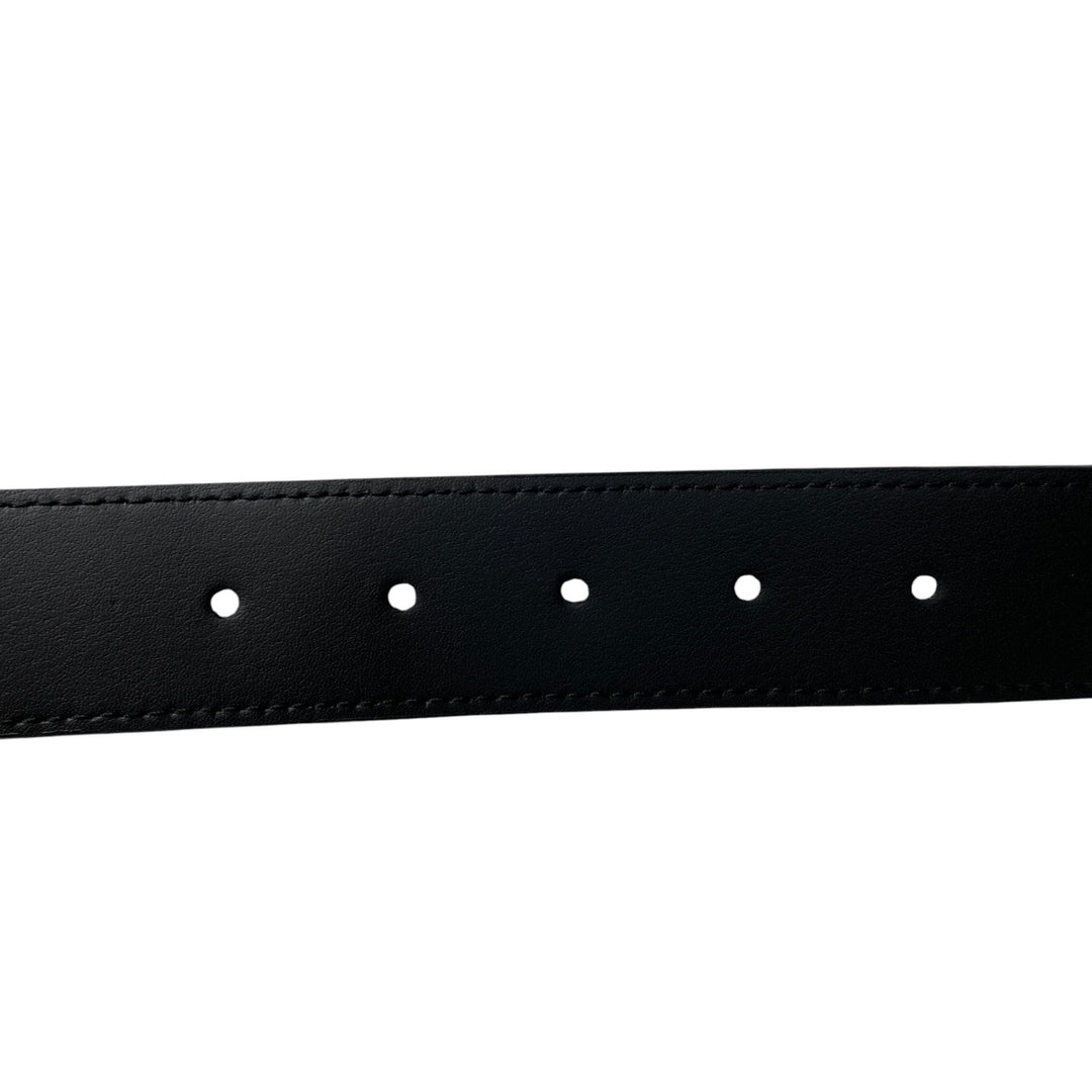 美品 ルイ ヴィトン LOUIS VUITTON メンズ タイガ サンチュール ベルトM0001 オールブラック