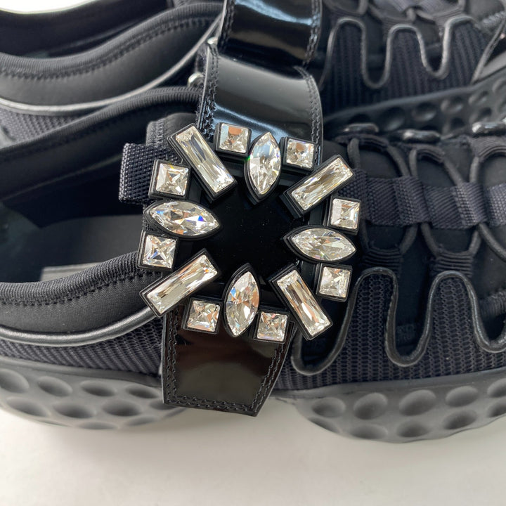 未使用 ロジェヴィヴィエ ROGER VIVIER レディース ヴィヴラン ライト トレッキー ファブリックスニーカー