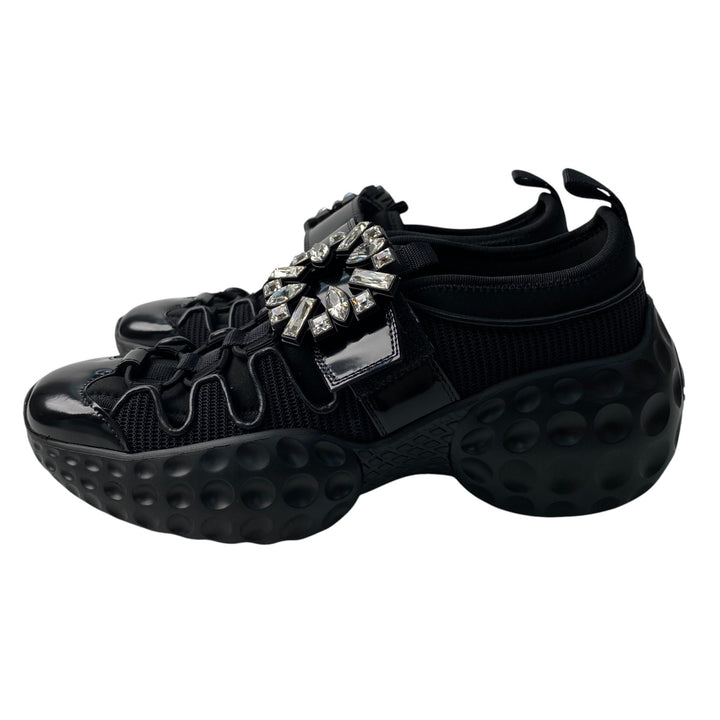 未使用 ロジェヴィヴィエ ROGER VIVIER レディース ヴィヴラン ライト トレッキー ファブリックスニーカー