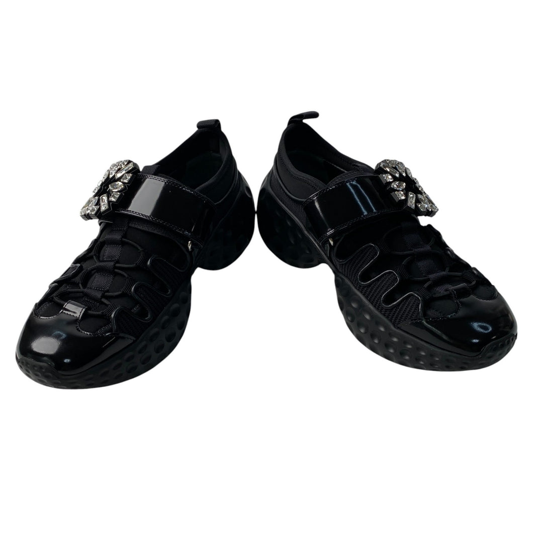 未使用 ロジェヴィヴィエ ROGER VIVIER レディース ヴィヴラン ライト トレッキー ファブリックスニーカー