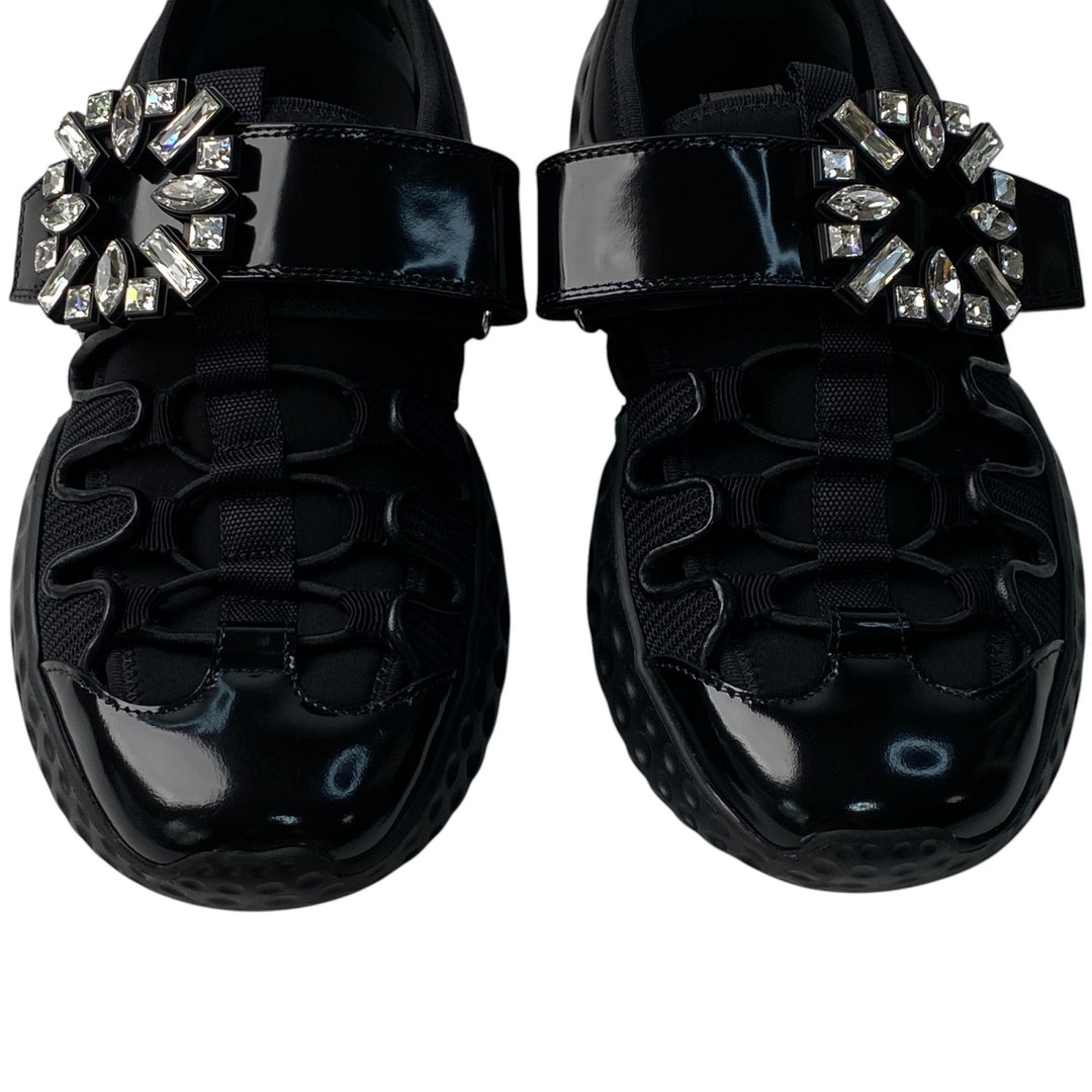 未使用 ロジェヴィヴィエ ROGER VIVIER レディース ヴィヴラン ライト トレッキー ファブリックスニーカー