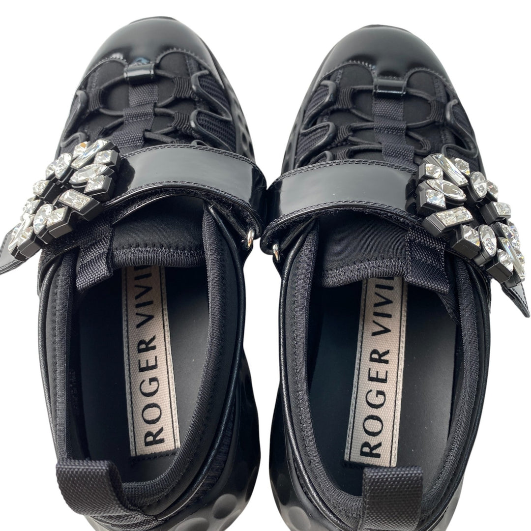 未使用 ロジェヴィヴィエ ROGER VIVIER レディース ヴィヴラン ライト トレッキー ファブリックスニーカー