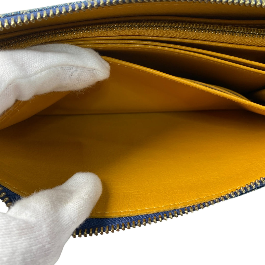 ルイ ヴィトン LOUIS VUITTON レディース モノグラム デニム ジッピーウォレット M82958 CA2097