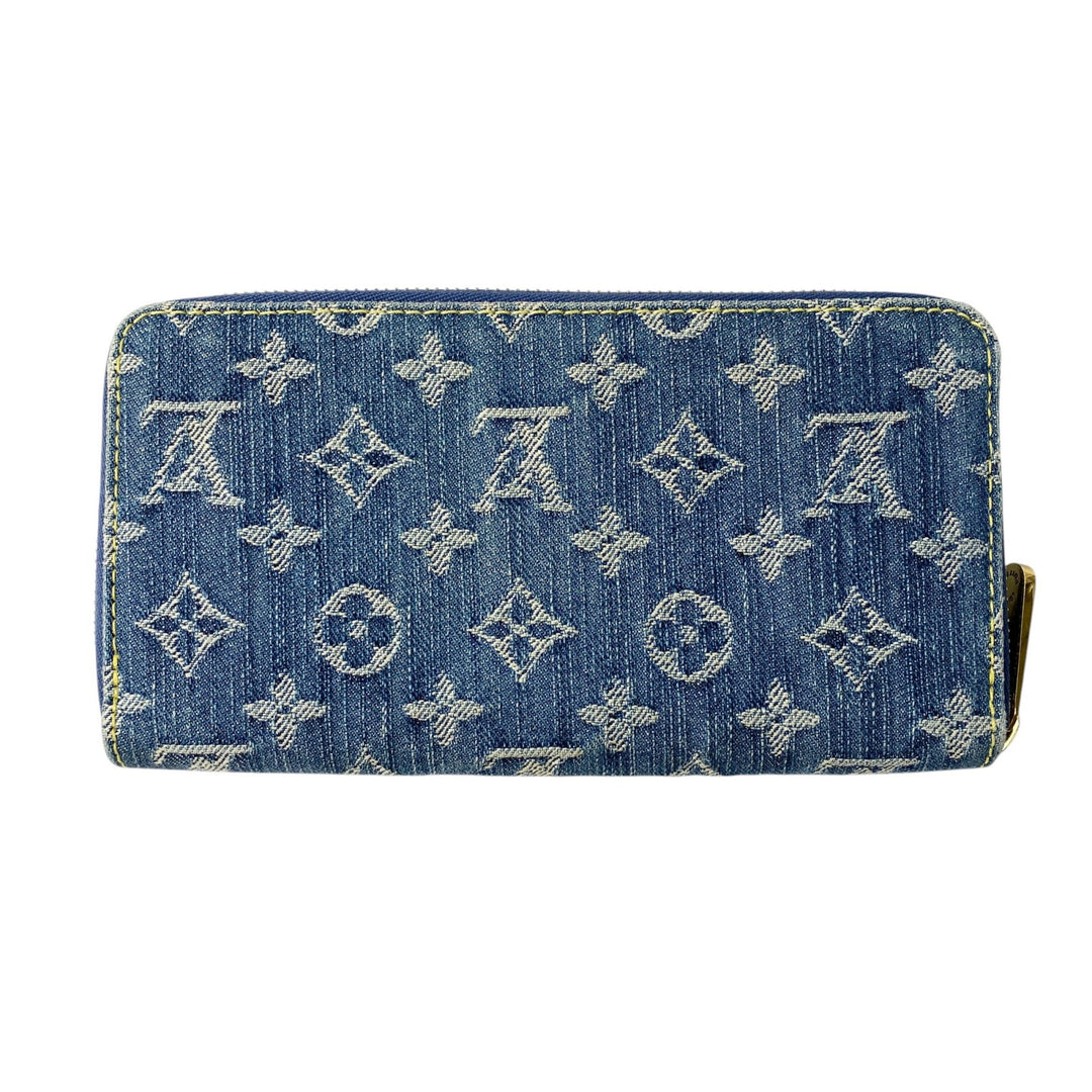 ルイ ヴィトン LOUIS VUITTON レディース モノグラム デニム ジッピーウォレット M82958 CA2097