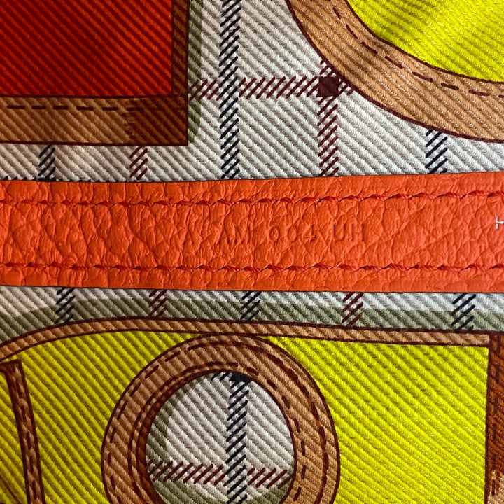 美品 エルメス HERMES レディース ガーデンパーティー PM スティーブル オレンジポピー A刻印 トートバッグ
