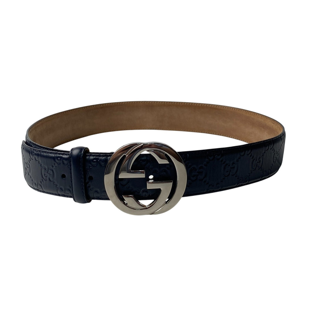 グッチ GUCCI メンズ ベルト GG シマ インターロッキング 411924 CWC1N 85 34 480199