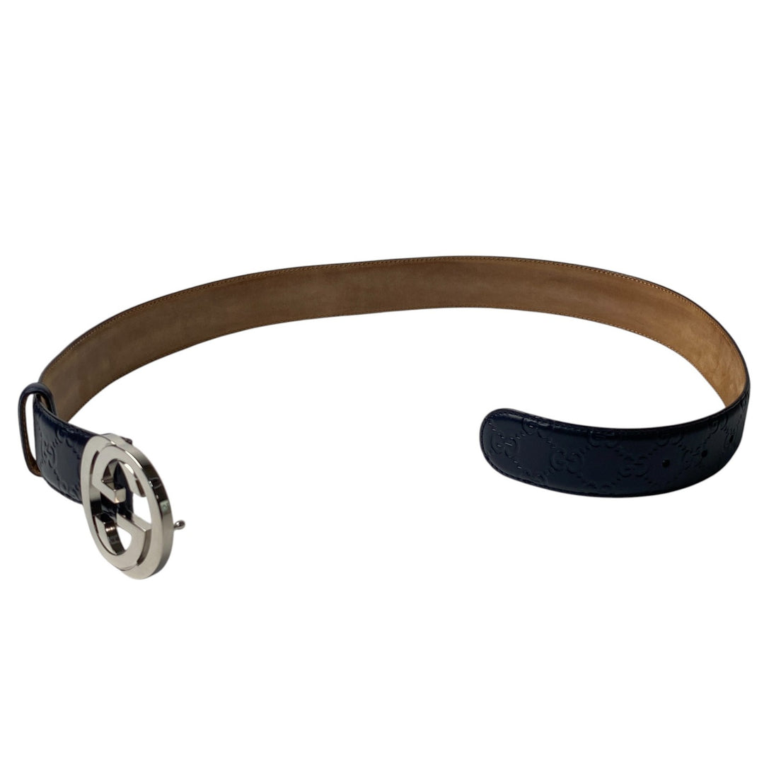 グッチ GUCCI メンズ ベルト GG シマ インターロッキング 411924 CWC1N 85 34 480199