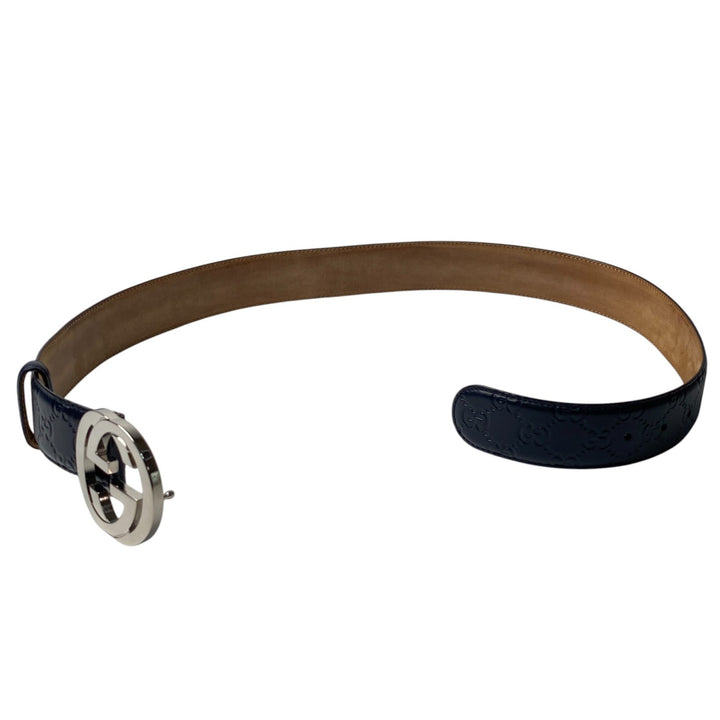 グッチ GUCCI メンズ ベルト GG シマ インターロッキング 411924 CWC1N 85 34 480199