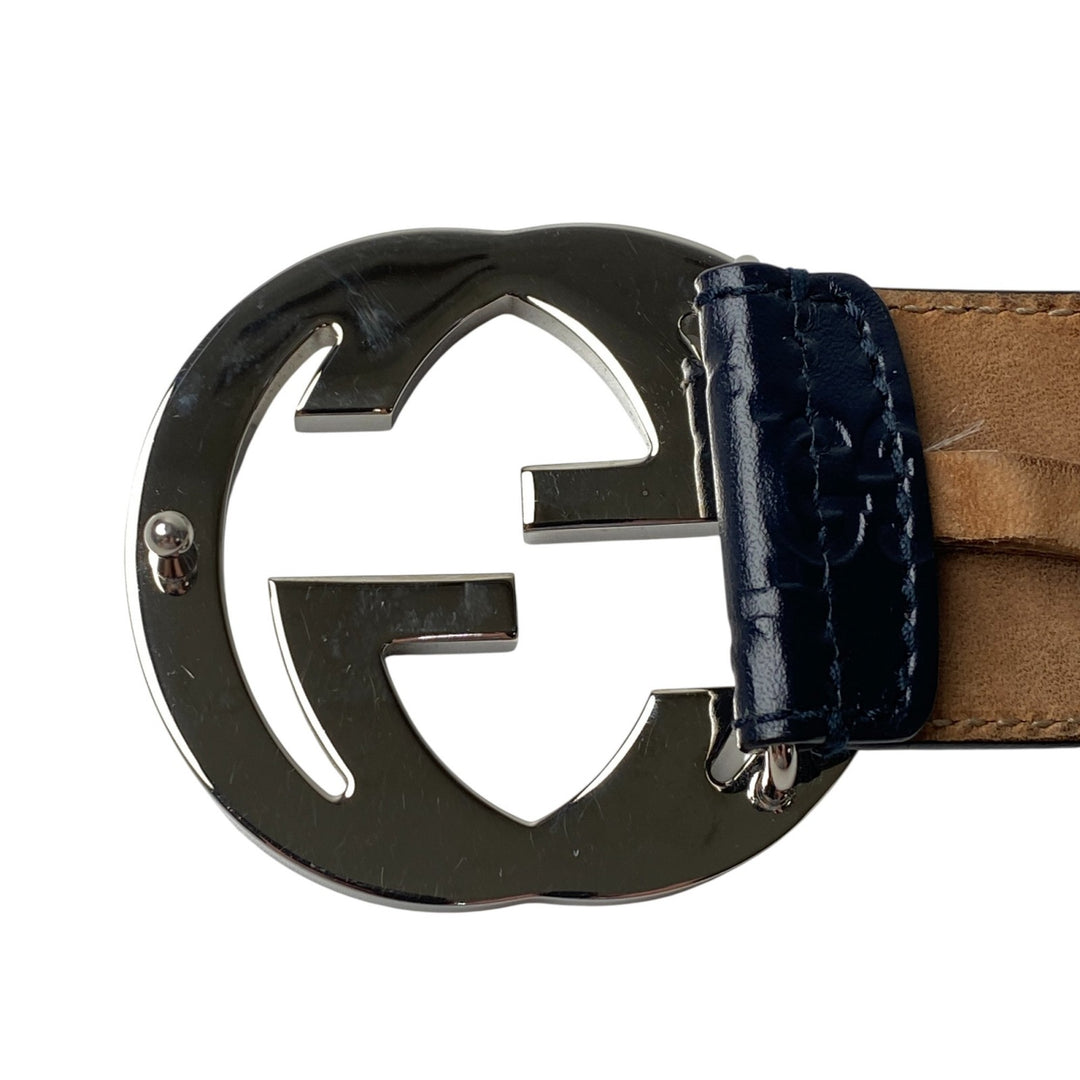 グッチ GUCCI メンズ ベルト GG シマ インターロッキング 411924 CWC1N 85 34 480199