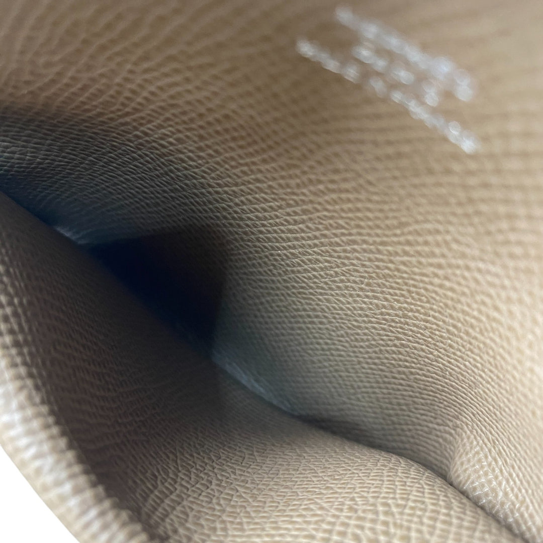 未使用 エルメス HERMES カルヴィデュオ U刻印 エトゥープ エプソン レディース