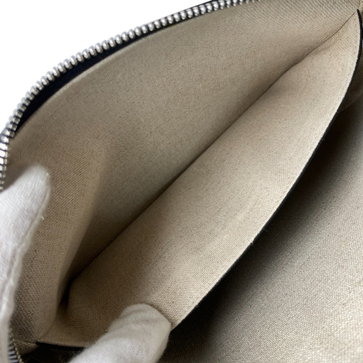 美品 ベルルッティ Berluti メンズ ローズウッド スクリットレザー ポーチ