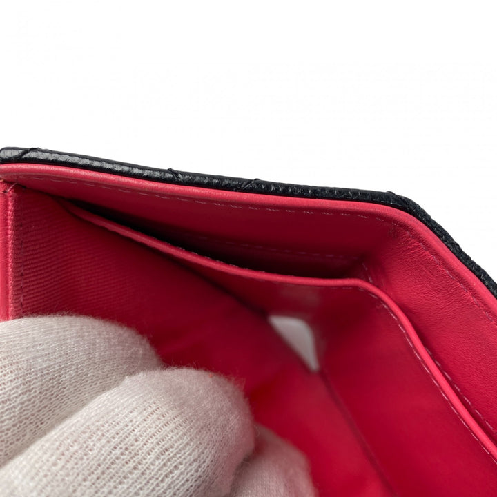 シャネル CHANEL レディース 三つ折り財布 ココマーク キャビアスキン ランダム