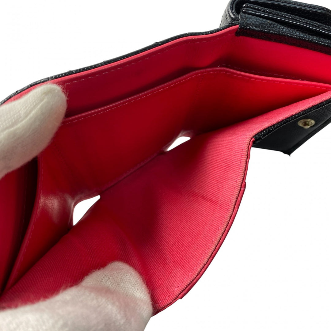 シャネル CHANEL レディース 三つ折り財布 ココマーク キャビアスキン ランダム