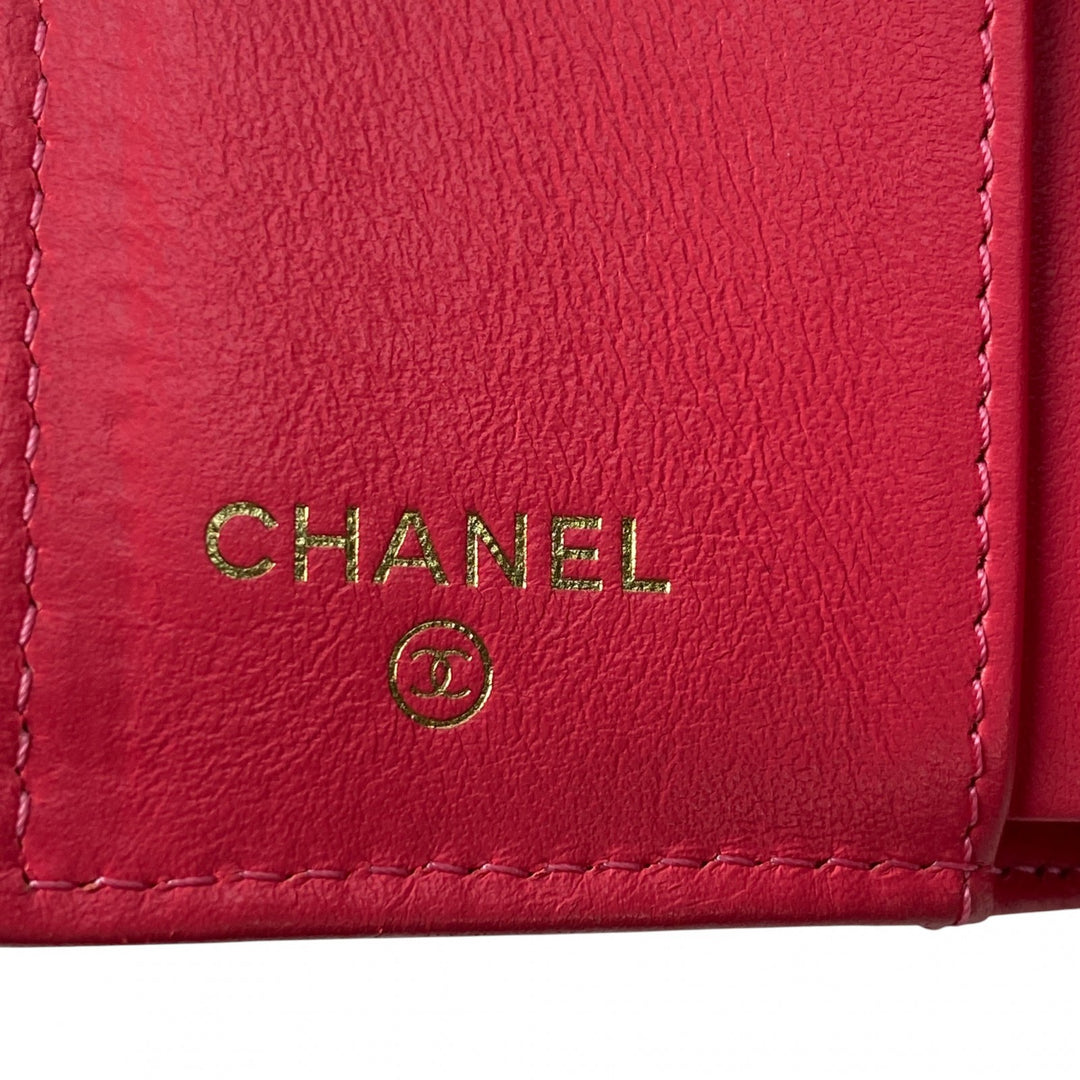 シャネル CHANEL レディース 三つ折り財布 ココマーク キャビアスキン ランダム