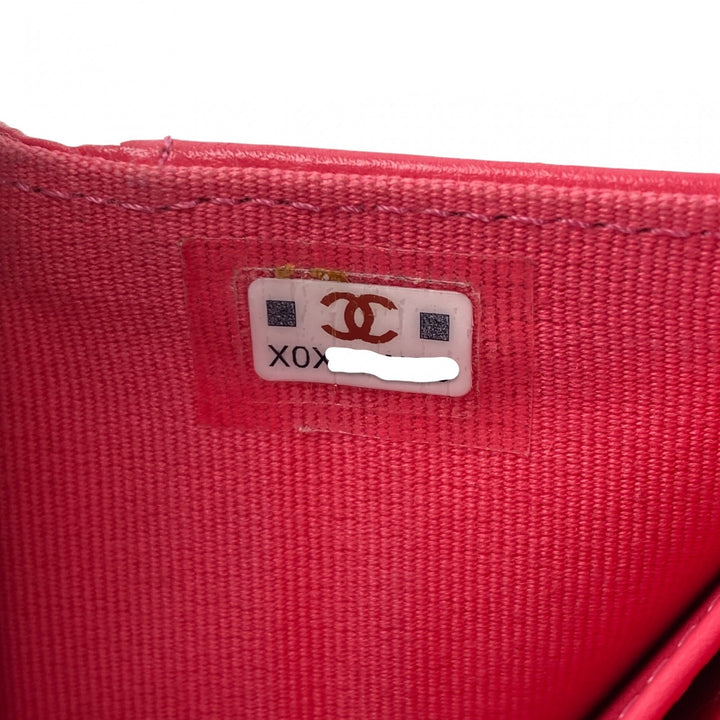 シャネル CHANEL レディース 三つ折り財布 ココマーク キャビアスキン ランダム