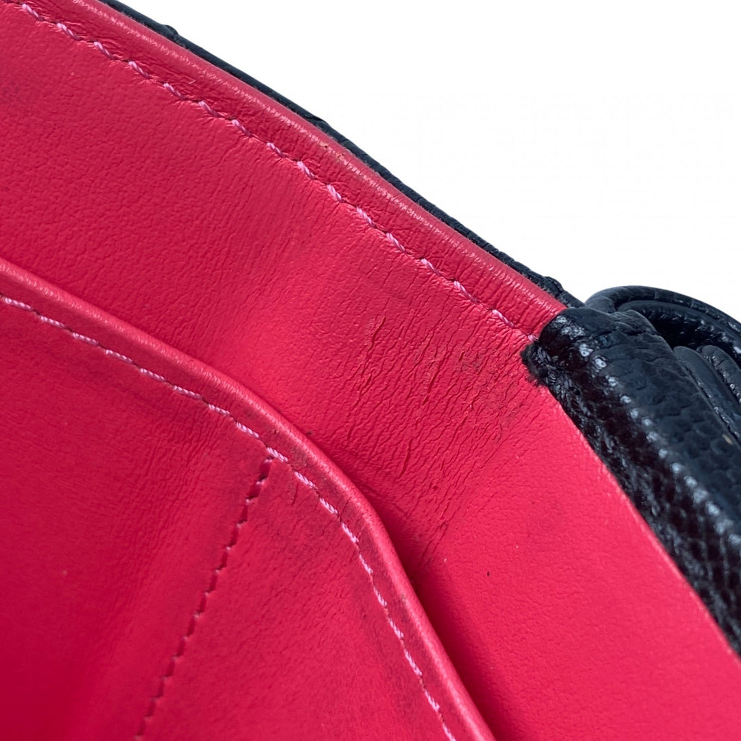 シャネル CHANEL レディース 三つ折り財布 ココマーク キャビアスキン ランダム