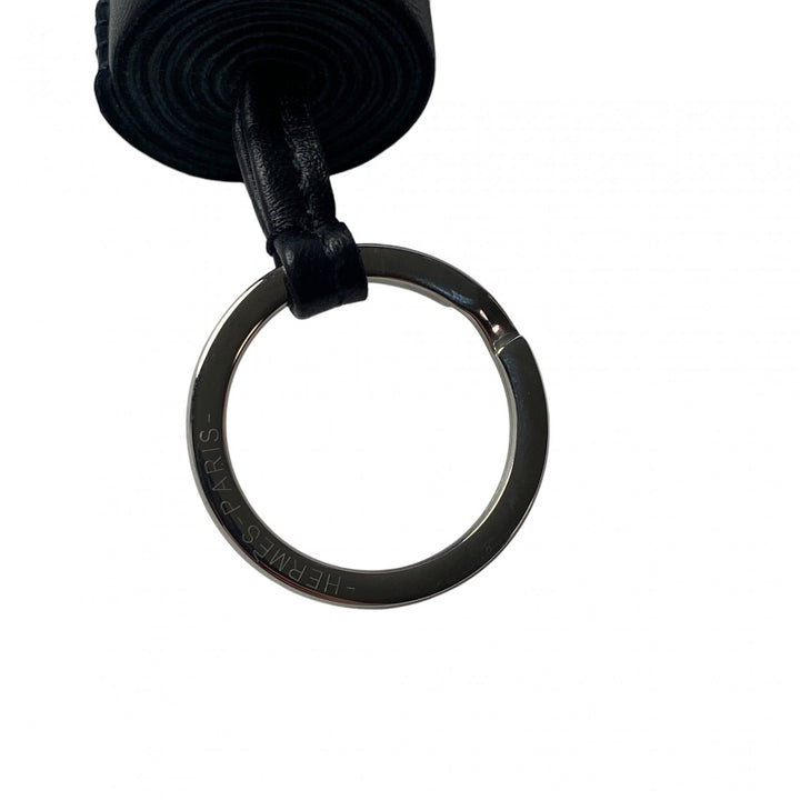 未使用 エルメス HERMES レディース カルメン ノワール バッグチャーム キーホルダー