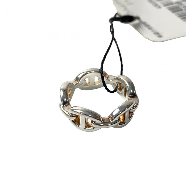 未使用 エルメス HERMES レディース アンシェネ リング PM #52 11号