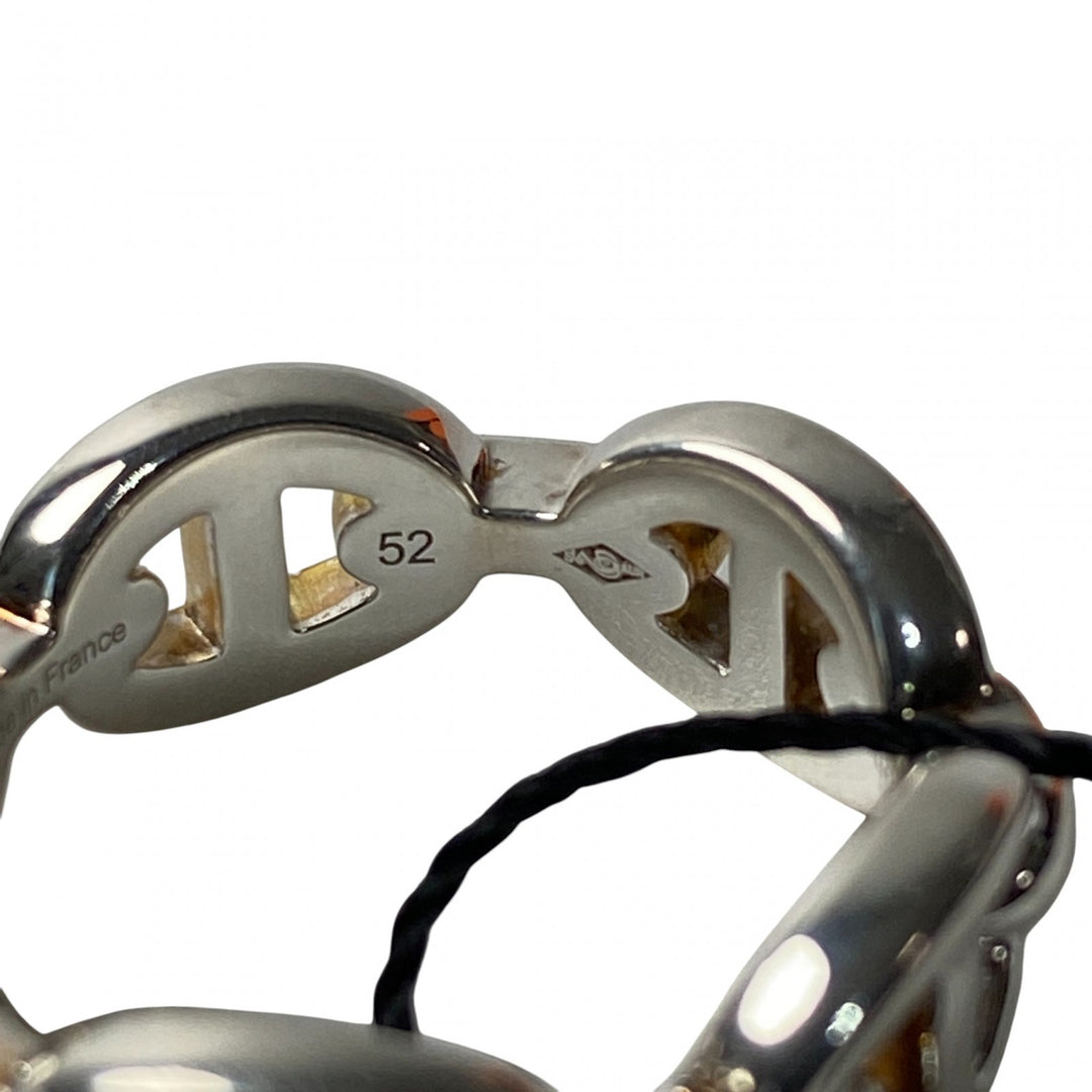 未使用 エルメス HERMES レディース アンシェネ リング PM #52 11号