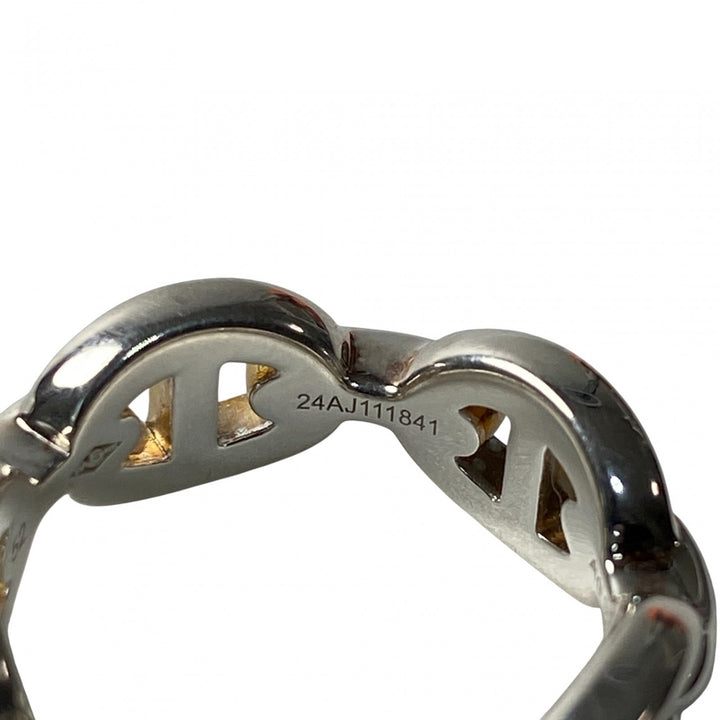 未使用 エルメス HERMES レディース アンシェネ リング PM #52 11号