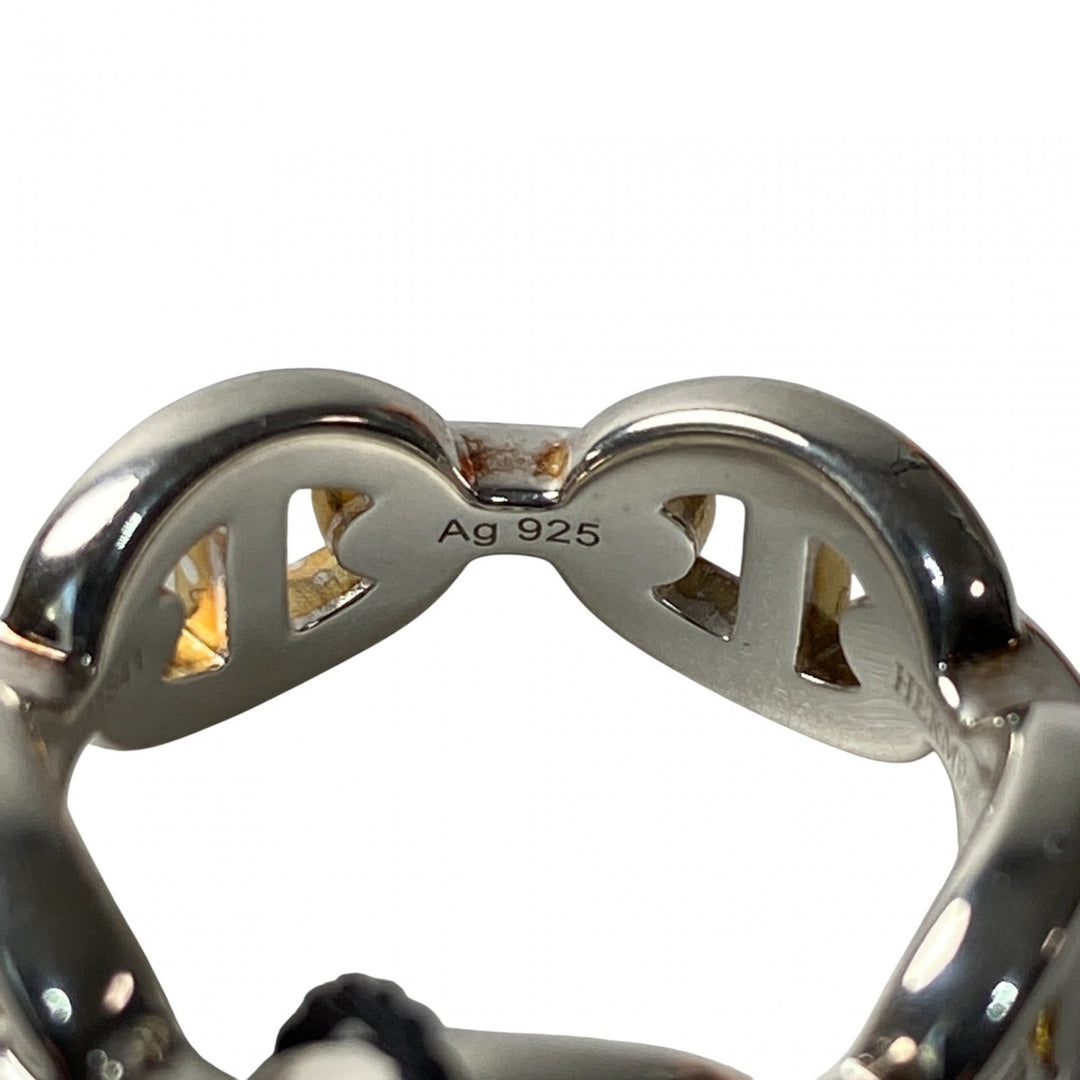 未使用 エルメス HERMES レディース アンシェネ リング PM #52 11号