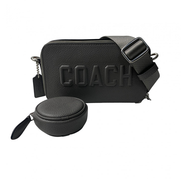 美品 コーチ COACH レディース チャータースリム コーチ グラフィック CW450 斜めがけ クロスボディ