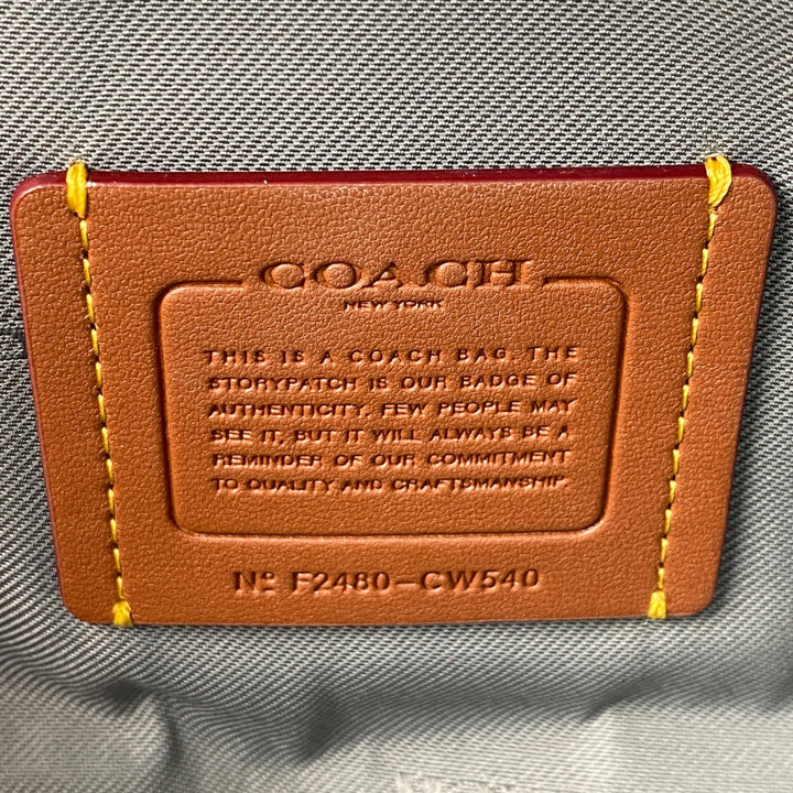 美品 コーチ COACH レディース チャータースリム コーチ グラフィック CW450 斜めがけ クロスボディ