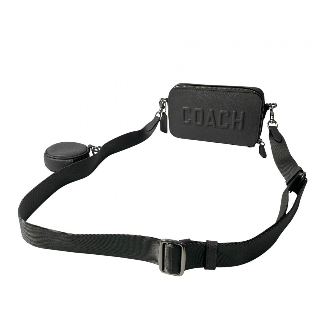 美品 コーチ COACH レディース チャータースリム コーチ グラフィック CW450 斜めがけ クロスボディ