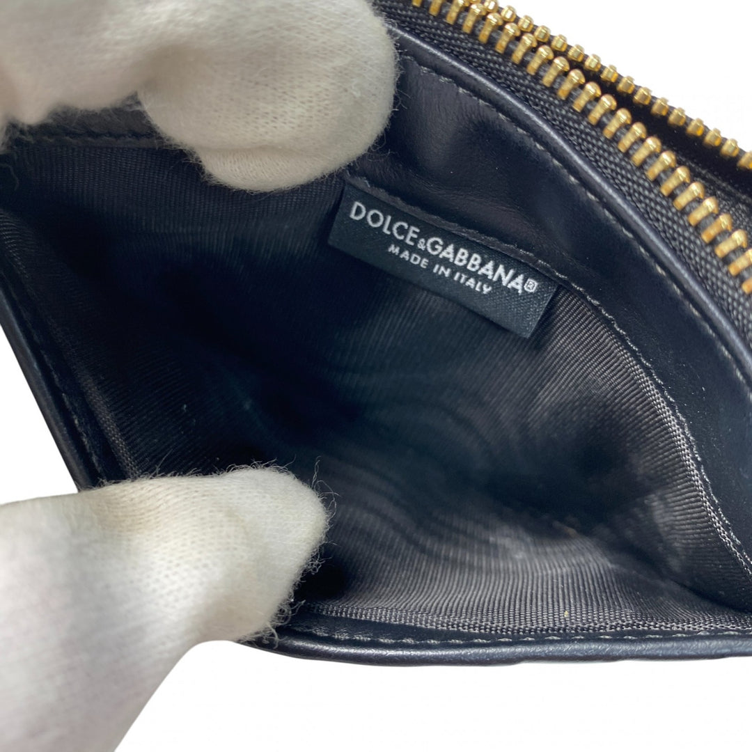 美品 ドルチェアンドガッバーナ D&G Dolce＆Gabbana レディース コインケース カードケース