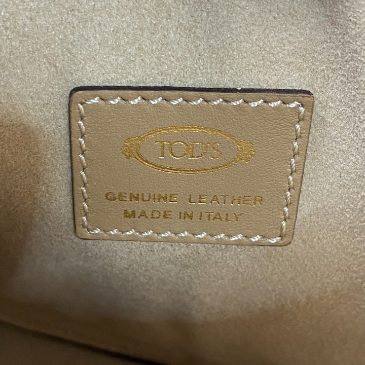 美品 トッズ TOD's レディース Tタイムレス ホーボー ハーフムーン ショルダーバッグ