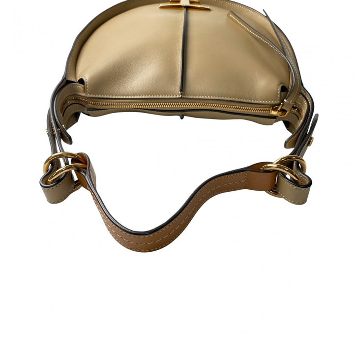 美品 トッズ TOD's レディース Tタイムレス ホーボー ハーフムーン ショルダーバッグ