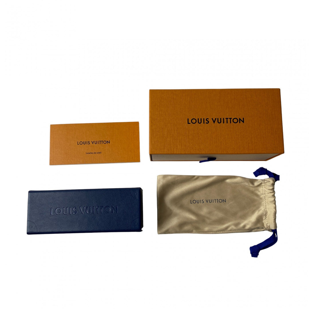 美品 ルイヴィトン LOUISVUITTON メンズ スーパーヴィジョン メタル ラウンド Z2626U